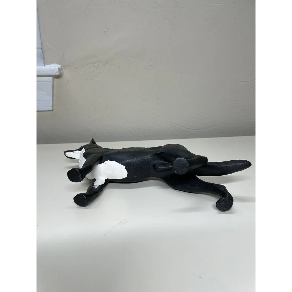 Black German Shepherd Dog Porselain Figurine 7